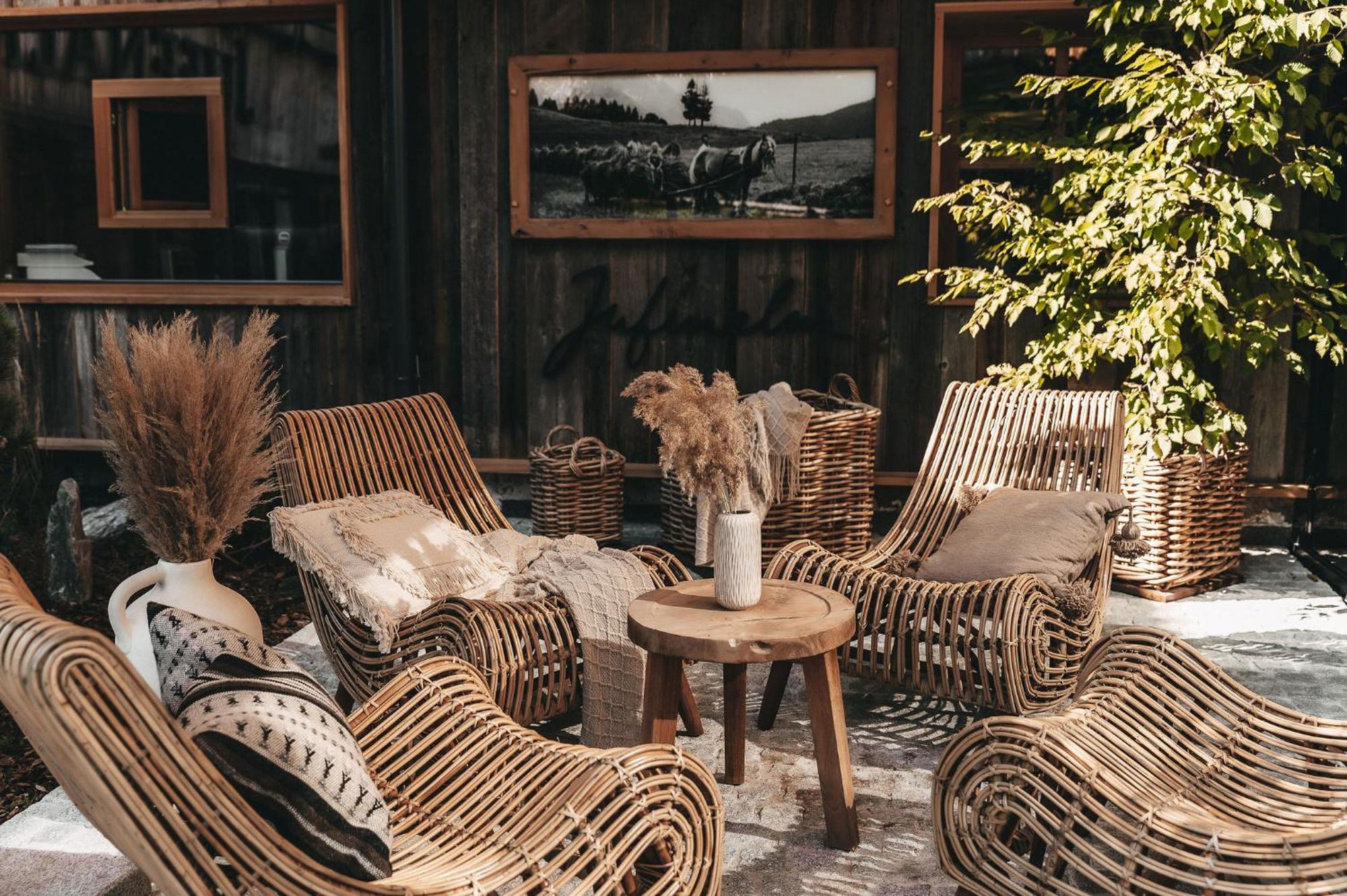 Jufenalm Boho Hotel & Restaurant Maria Alm am Steinernen Meer Bagian luar foto